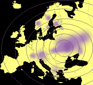 Mappa della contaminazione e delle aree di ricaduta