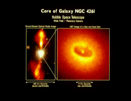AGN nel centro della galassia NGC 4261